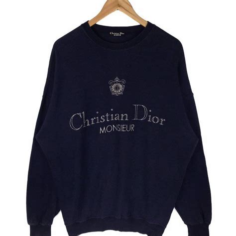 vintage dior sweatshirts|dior sweaters for men.